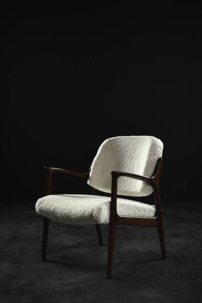 Vintage Scandinavian modern lounge chair in teak Domus by Inge Andersson for Bröderna Andersson.