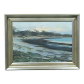 Jacques Zadig, Scandinavian Modern Landscape, Oil on Canvas, Framed