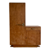 Asymmetrical Art Deco storage furniture in wood