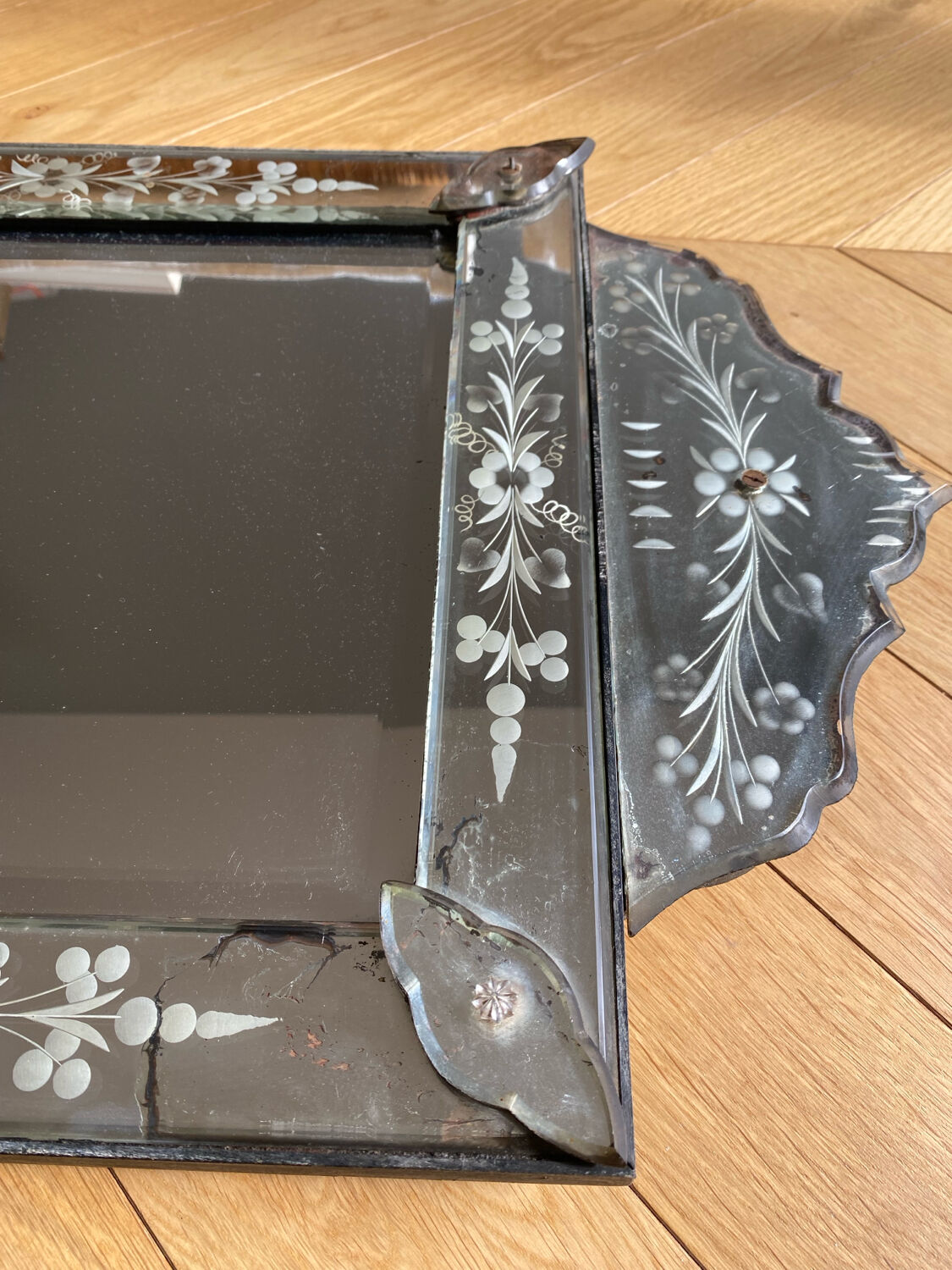Ancient Venetian mirror