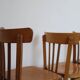 4 vintage bistro chairs