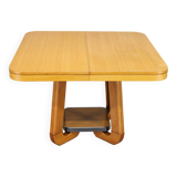 1970s Italian Extendable Dining Table in Maple Finish