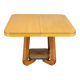 1970s Italian Extendable Dining Table in Maple Finish