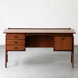 Writing desk by Louis Van Teeffelen for Wébé, Dutch design, 1950s