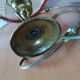 Brass bedside lamp