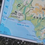 Old MDI map Spain-Iberian Peninsula