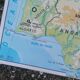 Old MDI map Spain-Iberian Peninsula