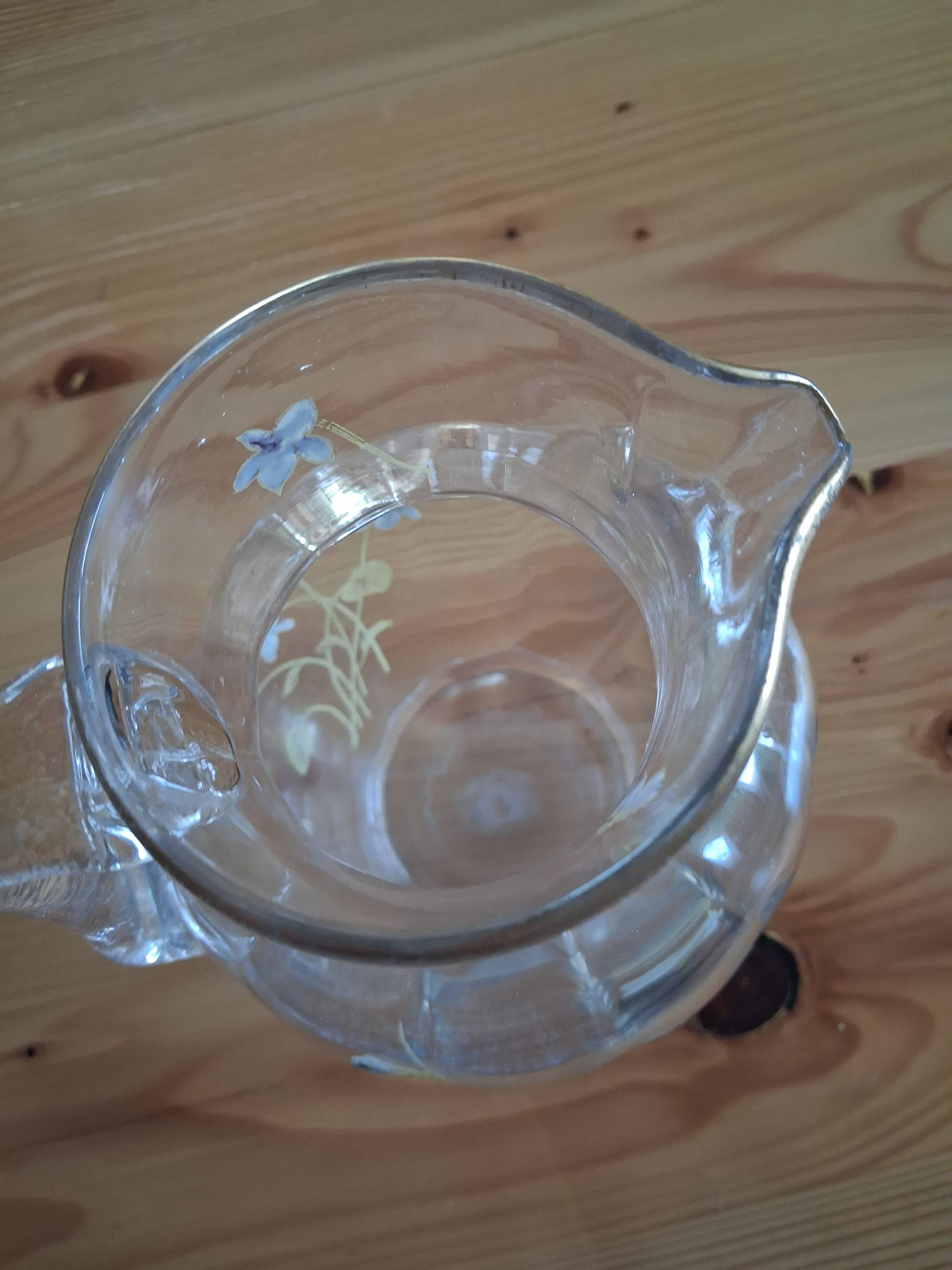 Vintage blown glass jug