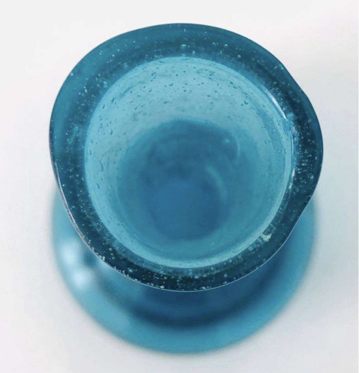Blue Blown Glass Soliflore Vase