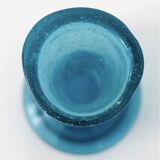 Vase Soliflore Bleu Verre Soufflé