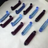 12 glass knife holders in 2 colors