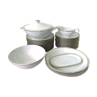 Plate service 30 pieces porcelain