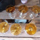 Vintage faceted shot glass