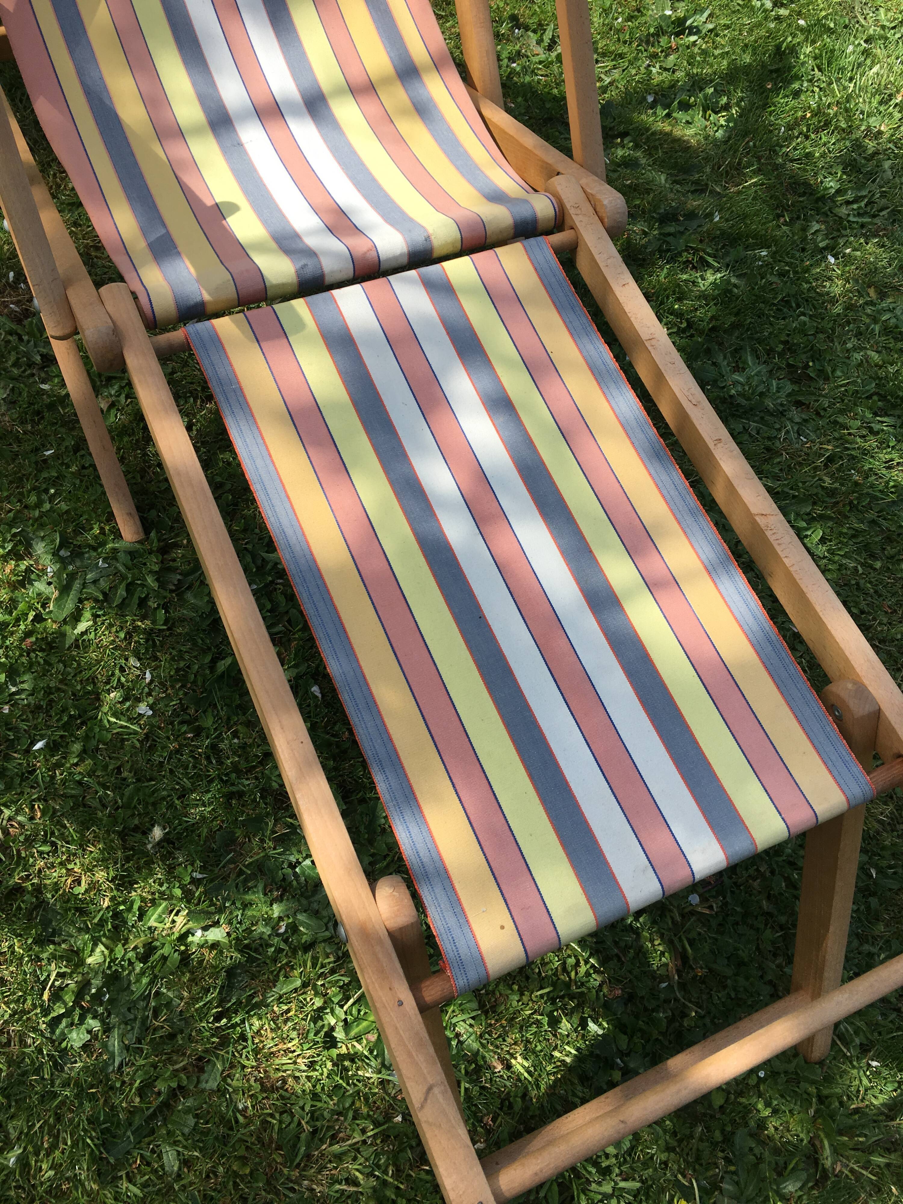 Vintage Chilean / old lounge chair