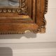 Antique Rectangular Wall Mirror Gold Wood Louis XV XVI Moulding 100x40cm