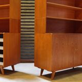 Biblitheque pieds compas U 450 par Jiri Jiroutek pour Interier Praha 1960