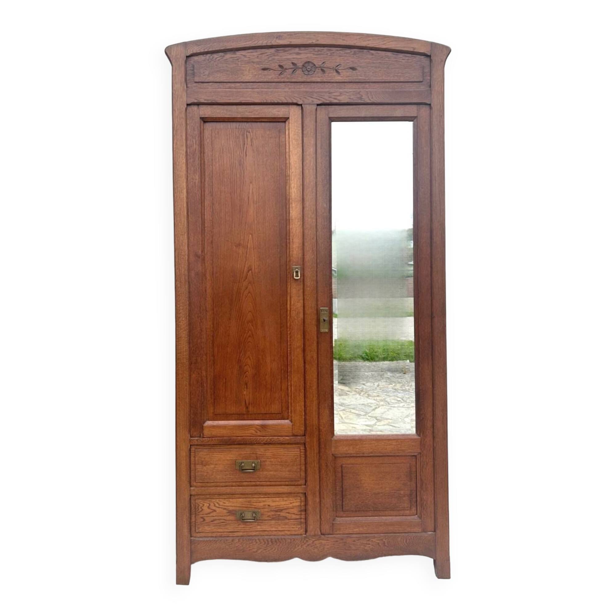 Parisian oak wardrobe