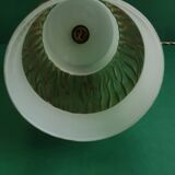 Vintage glass hanging lamp