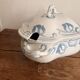 Antique Tircis Soup Tureen Sarreguemines Utzschneider & Cie Art Nouveau Earthenware