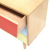 Vintage small chest of drawers in the style of Jiří Jiroutek, made in the 1970s