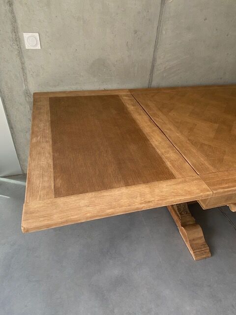 Farmhouse table monastery stripped extendable 300 cm
