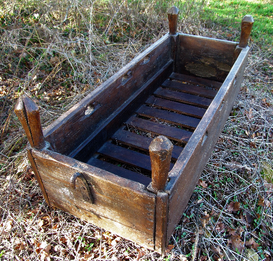 Berceau balançant fait main, 1800