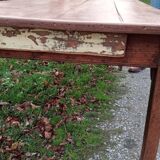 Oak and chestnut farm table