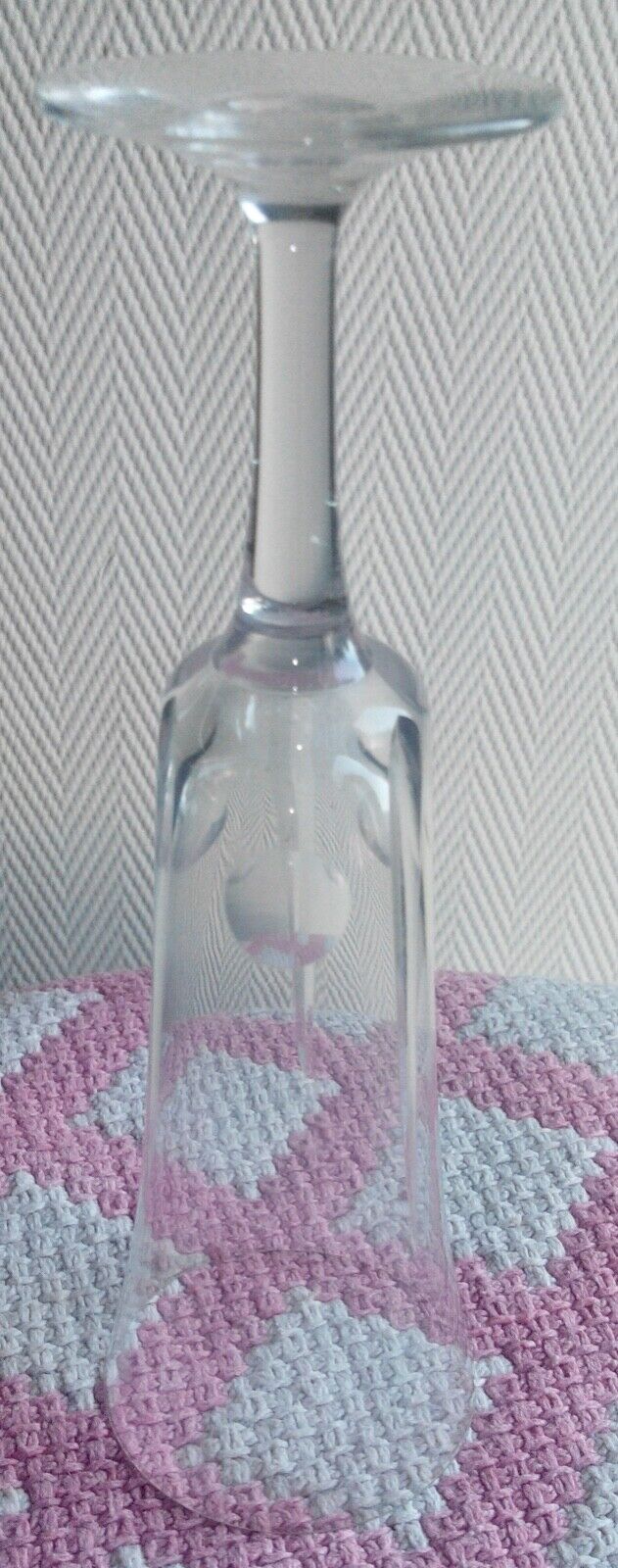 6 old champagne flute crystal baccarat model art deco