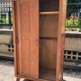 1950s wardrobe / closet in golden oak