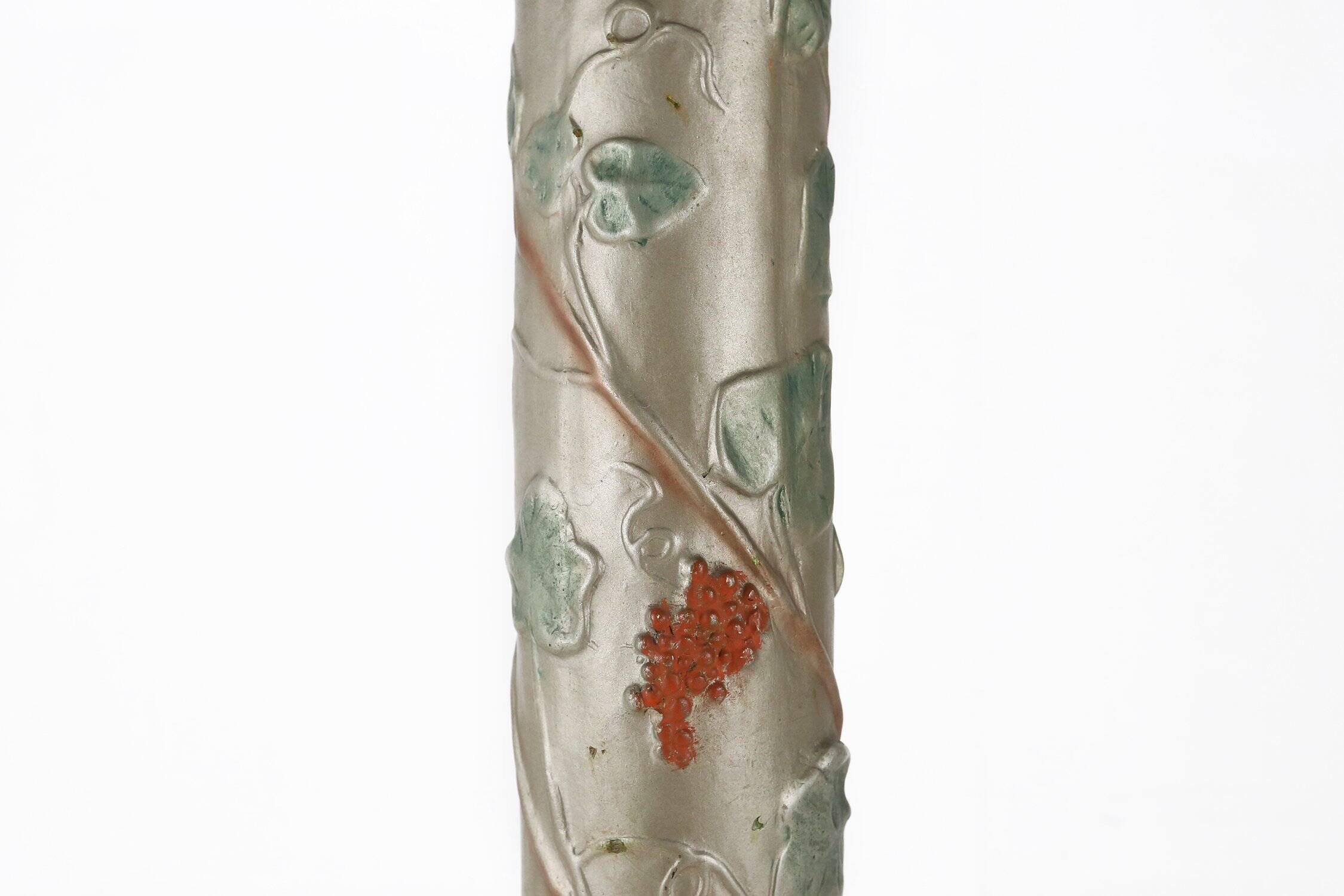 Art Nouveau console or pied de stall in glazed plaster, 1920s