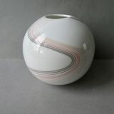 Opaline ball vase, 80s