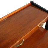 Vintage high sideboard two piece cabinet 'Korpela'