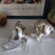 Vintage silver-plated sugar bowl and cream jug by Viners of Sheffield.