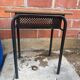 Old children's desk, metal and wood