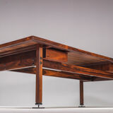 Mid-Century Modern Jacaranda Itamaraty Desk by Sergio Rodrigues for Oca, Brazil, 1960s