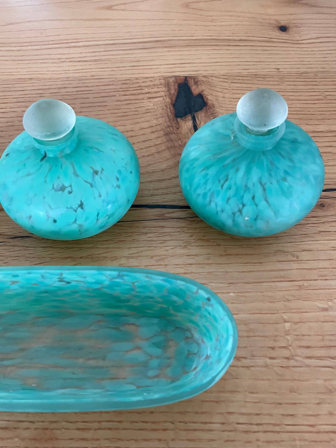 Vintage toiletry set pocket empty