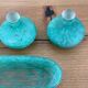 Ensemble de toilette, vide poche vintage