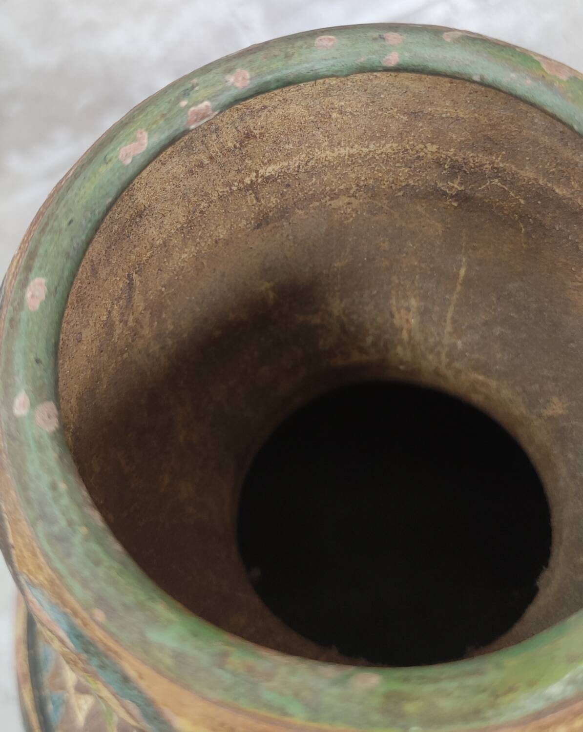 Antique large amphora vase Montopoli Arno Italy