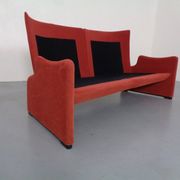 Vintage Two-Seater Palmaria Sofa by Vico Magistretti for Cassina, 1980s