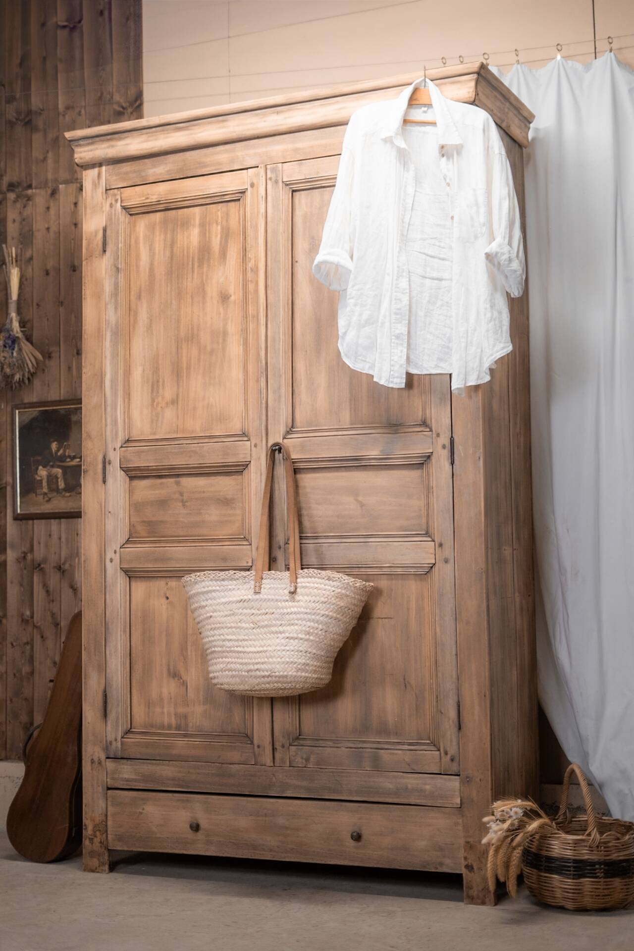Armoire en peuplier