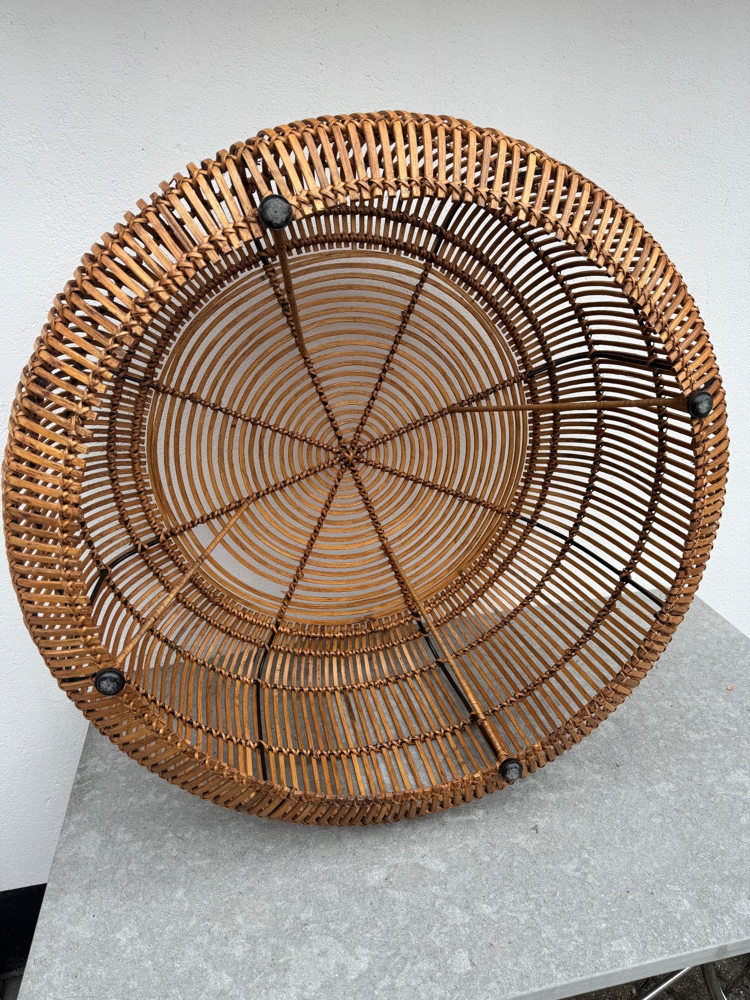 Table basse en bambou