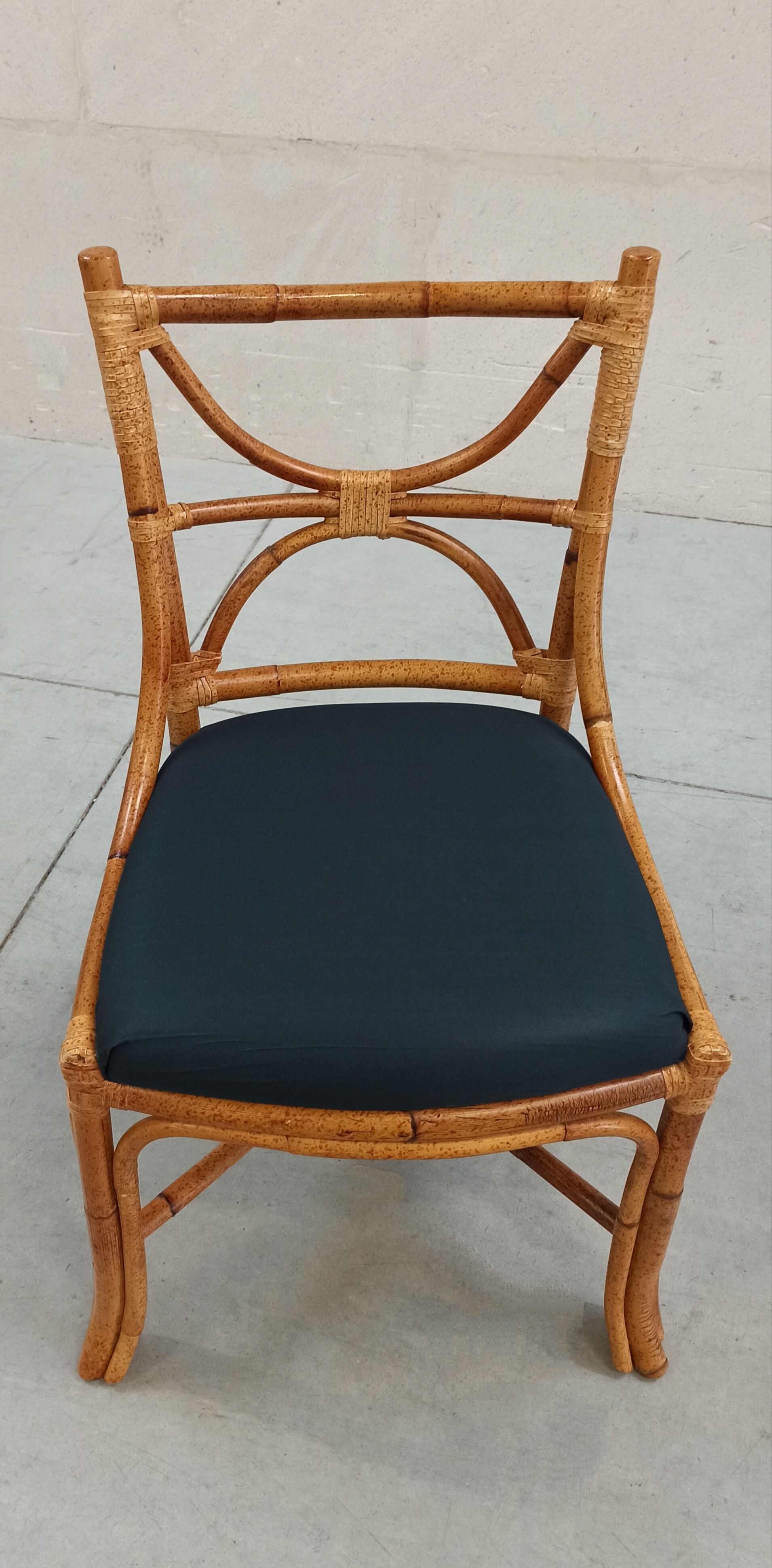 Chaise en bambou Roche Bobois 80's