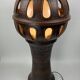 Lampadaire champignon brutaliste en céramique 100 cm, années 1960