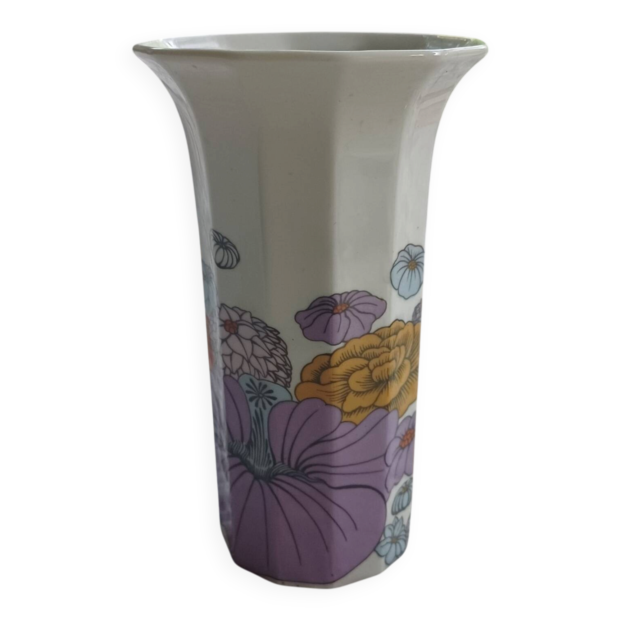Vintage porcelain vase "Polygon" - Rosenthal Studio-Line / Tapio