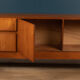 Retro Teak 1960s White & Newton Style S Form Sideboard Cabinet On Hairpin Legs