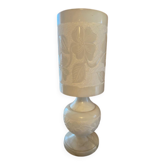 Alabaster bedside lamp