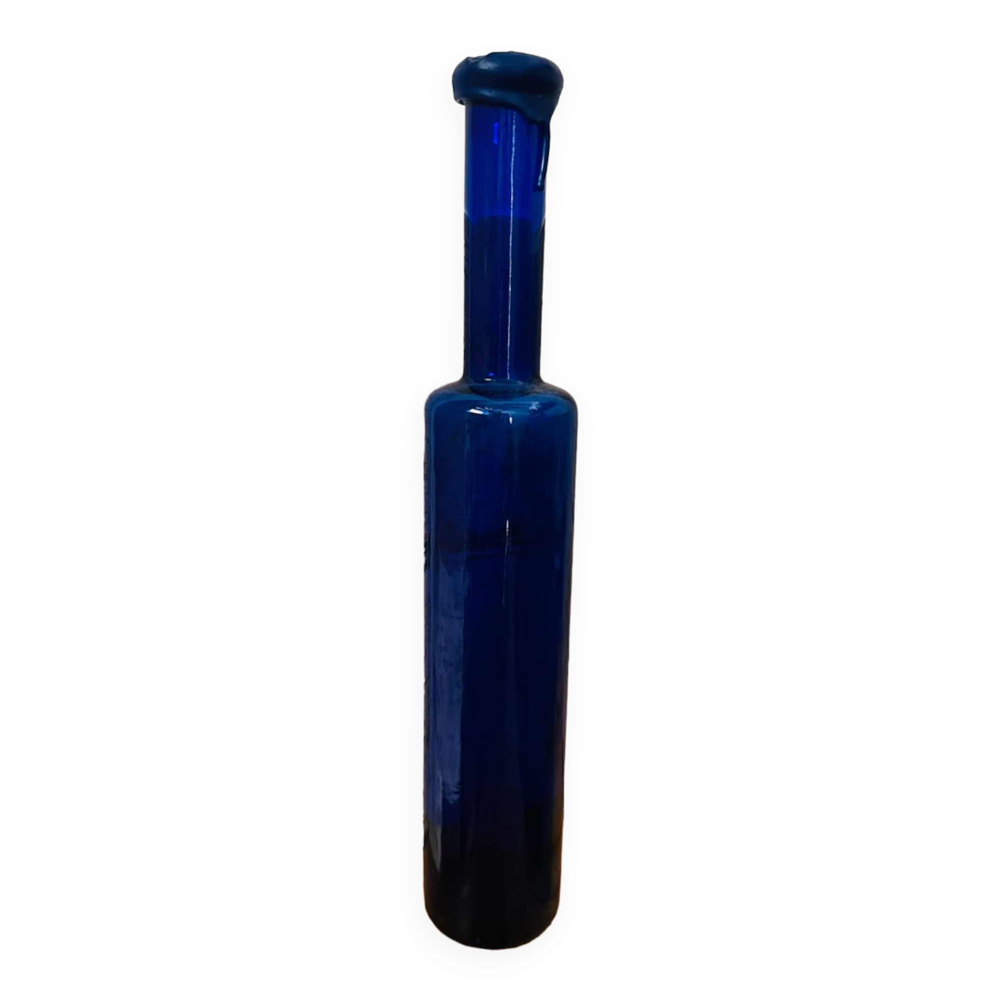 Vintage blue decanter