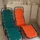 Pair of "Barwa" deck chairs by John Waldheim and Edgar Bartolucci 1950