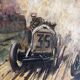 Tableau Grand Prix, car race, Paulette Bardy, 1940s