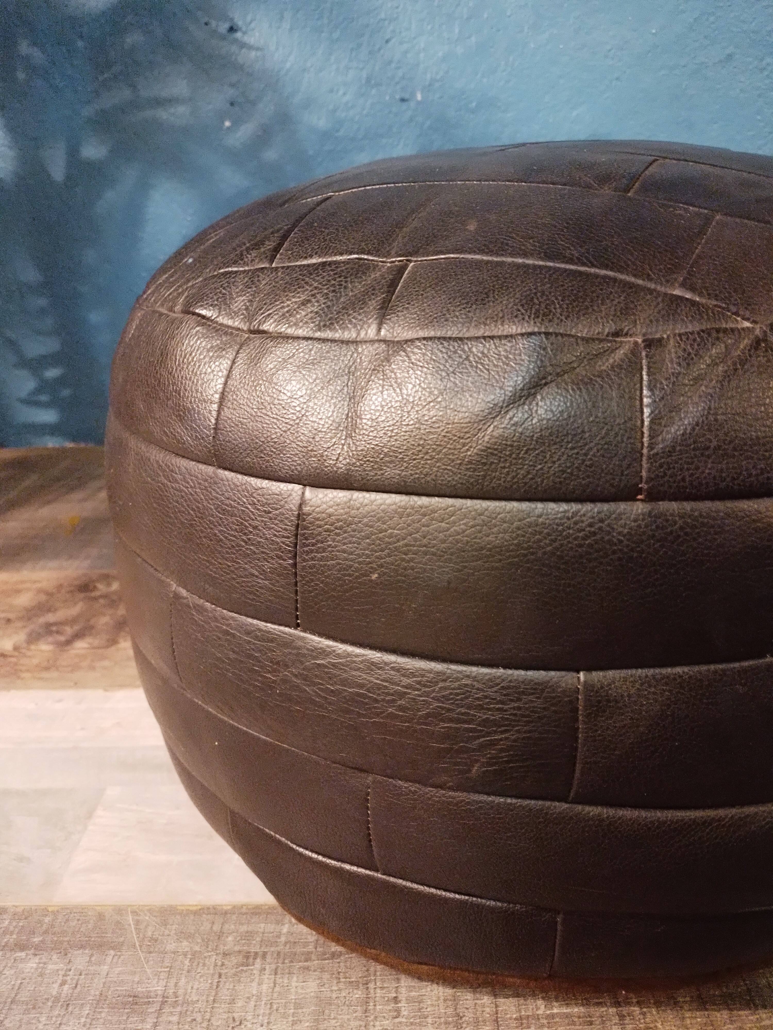 De Sède style pouf 1970s